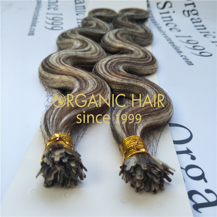 Mini flat tip hair extensions- Chinese famous full cuticle hair factory GT46